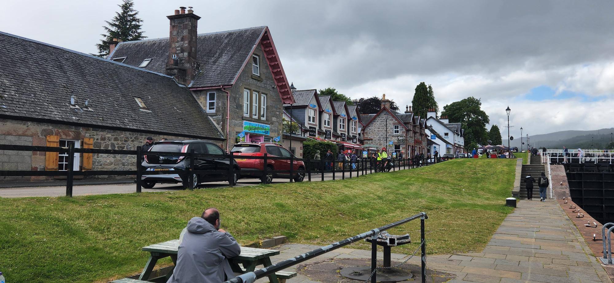 Fort Augustus depuis les écluses